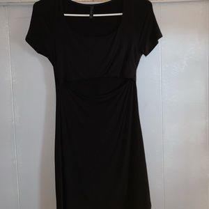 Black Mini-Dress W/Cutout